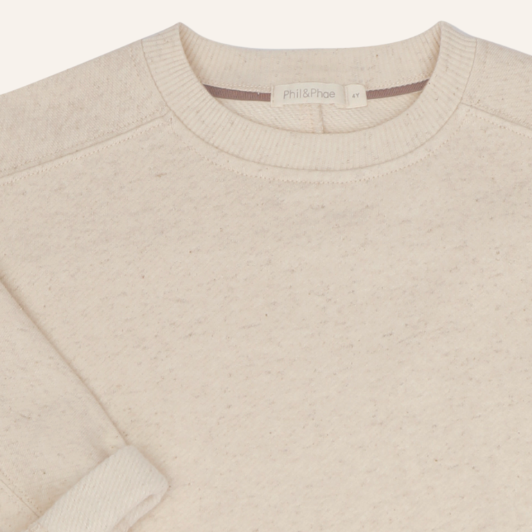 Phil&Phae Phil&Phae Loose sweater LS linen blend - Naturel