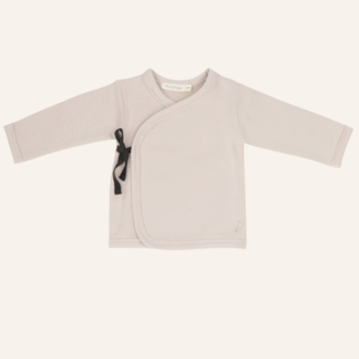 Phil&Phae Phil&Phae Cross-over baby cardigan - Nougat