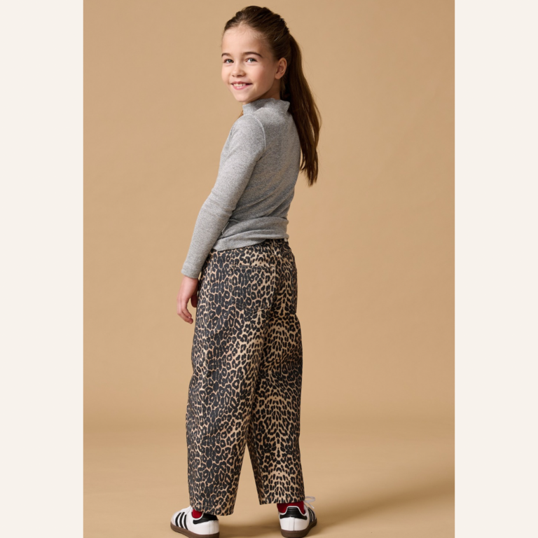 Petit Blush Petit Blush Ballon Fit Jeans - Leopard AOP