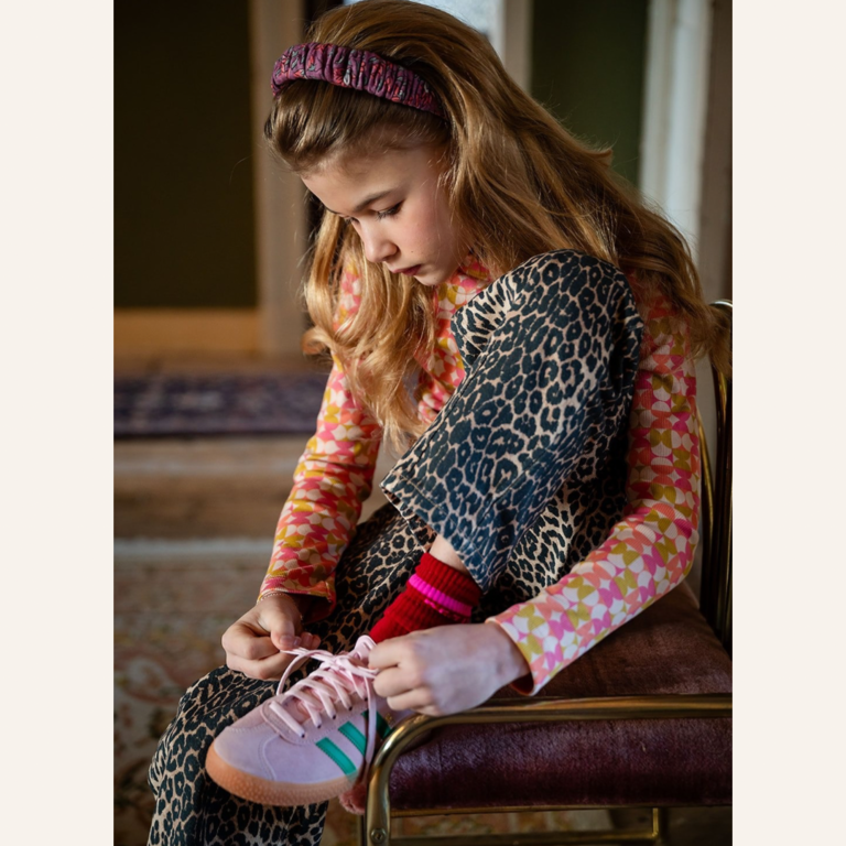 Petit Blush Petit Blush Ballon Fit Jeans - Leopard AOP