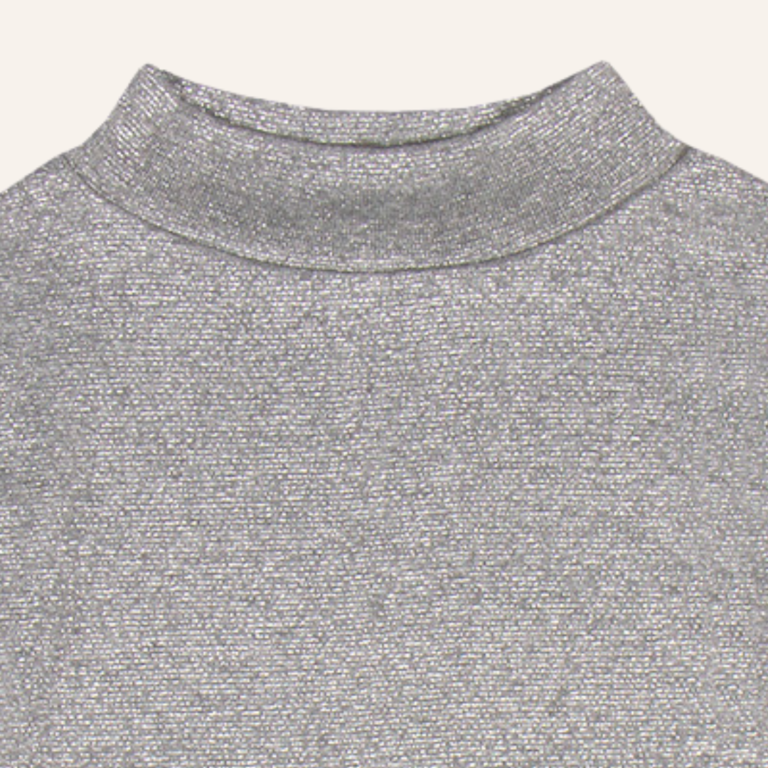 Petit Blush Petit blush Turtle neck - Silver lurex