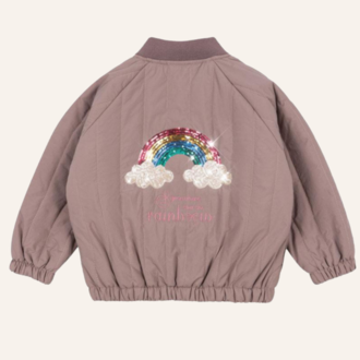 Konges Sløjd Konges Sløjd Juno sequin bomber jacket - Twilight mauve