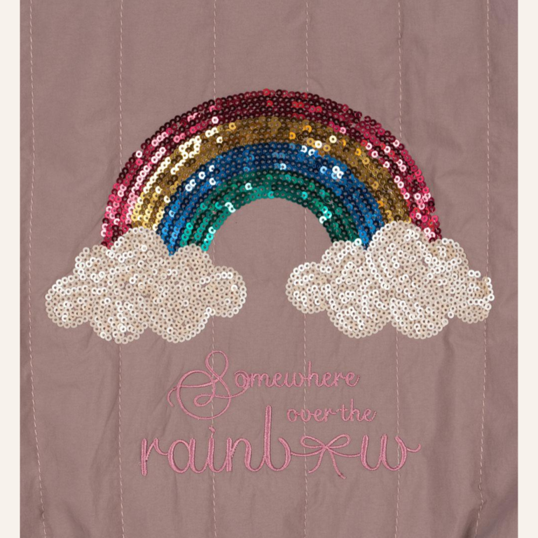 Konges Sløjd Konges Sløjd Juno sequin bomber jacket - Twilight mauve