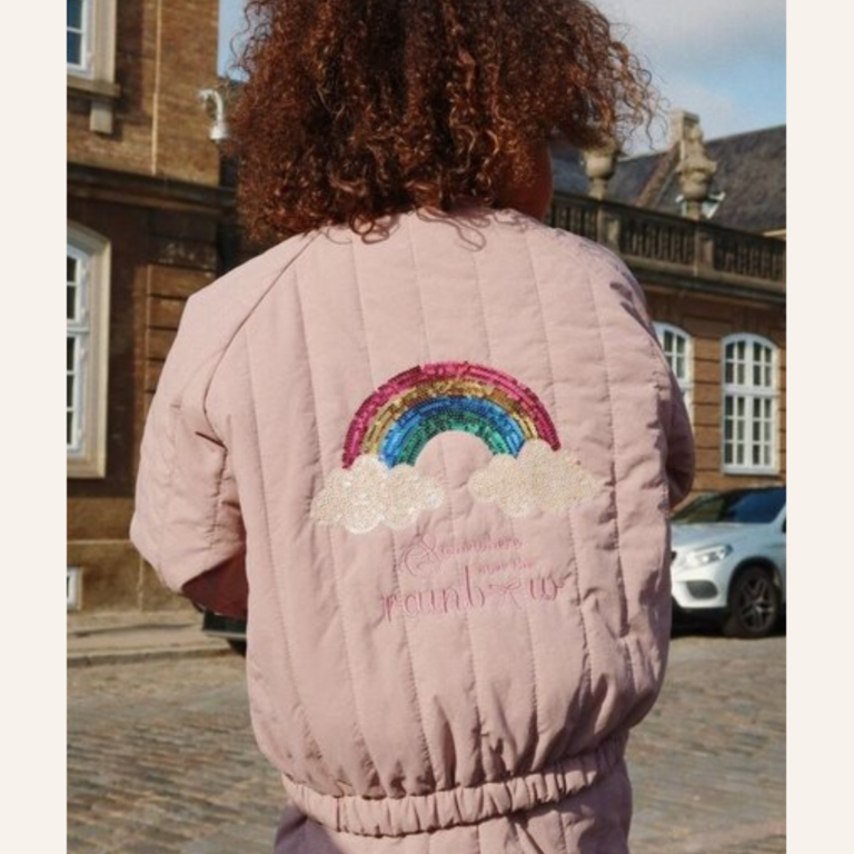 Konges Sløjd Konges Sløjd Juno sequin bomber jacket - Twilight mauve