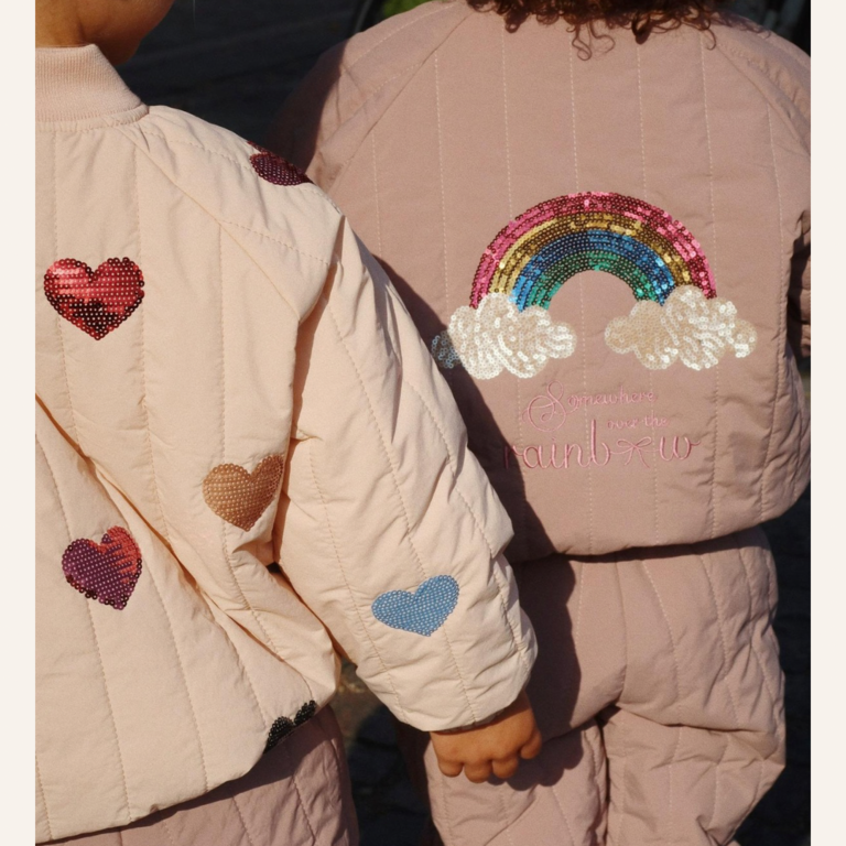 Konges Sløjd Konges Sløjd Juno sequin bomber jacket - Twilight mauve