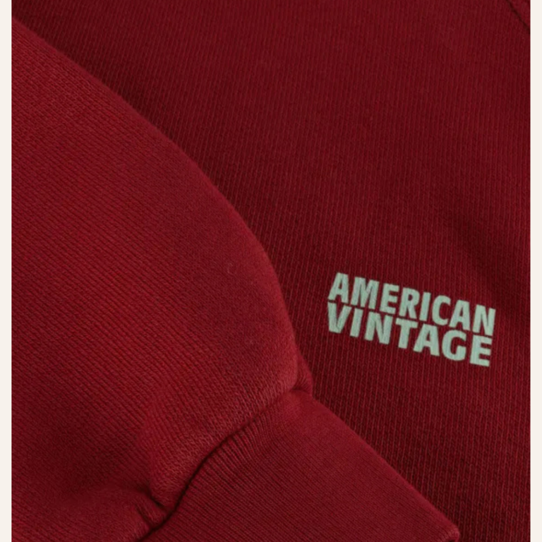 American Vintage American Vintage kid sweatshirt Izubird - Vintage cherry