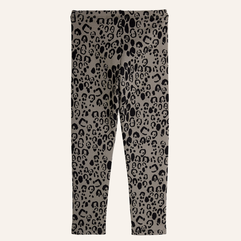 Mini Rodini Mini Rodini Leopard aop brush jersey legging