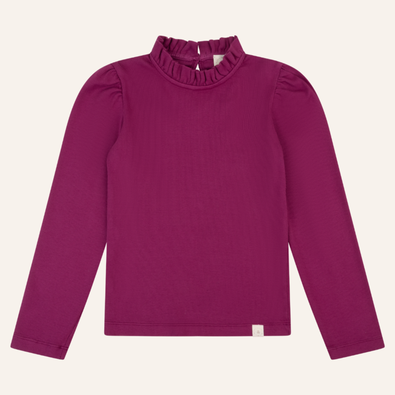 Navy Natural Navy Natural Loulou Top - Berry Rib