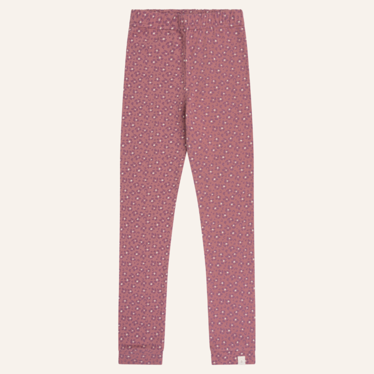 Navy Natural Navy Natural Legging - Rose Leopard Flower