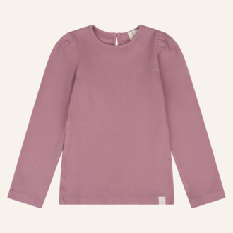 Navy Natural Navy Natural Anouk Top Longsleeve - Lilas Rib