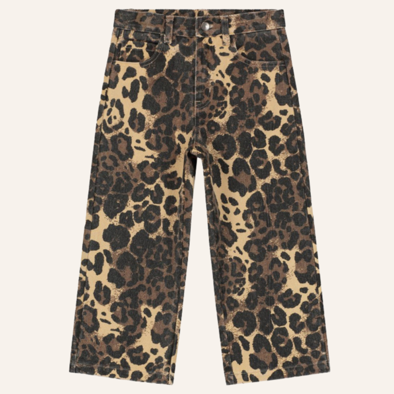 Call me Frankie Call me Frankie Leopard pants brown