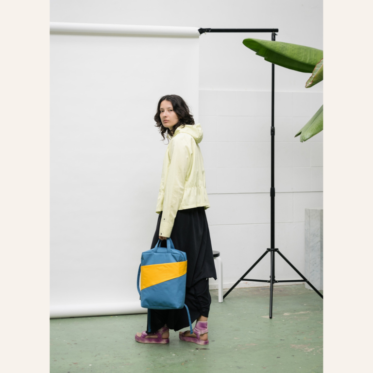 Susan Bijl Susan Bijl - The New Backpack Dark petrol&Cleese one size