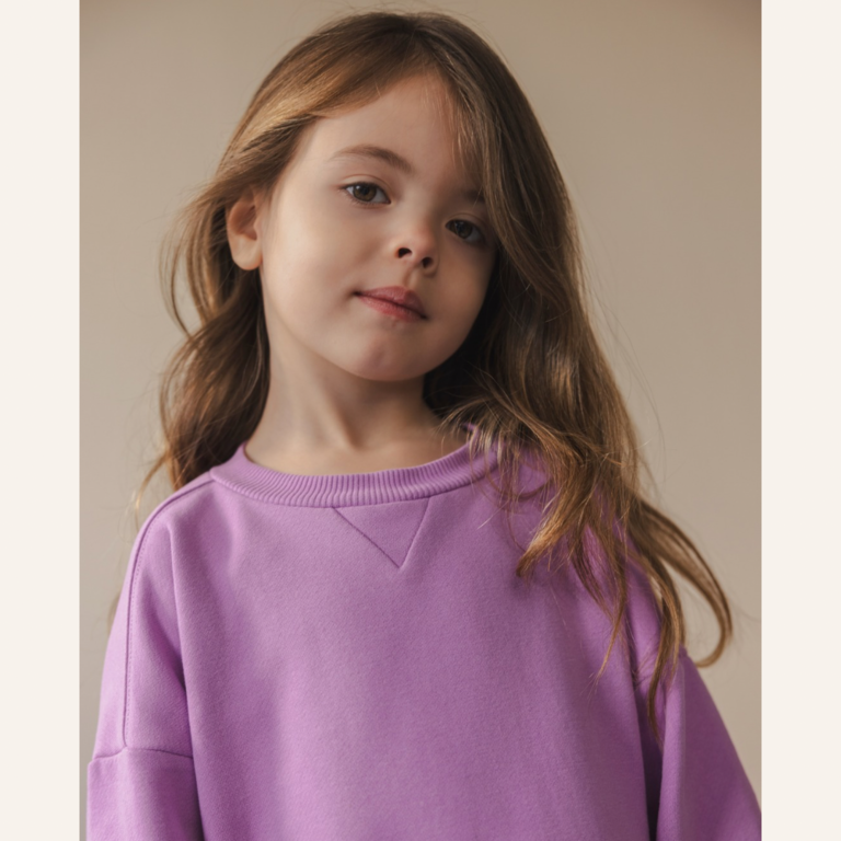 Phil&Phae Phil&Phae Chunky sweater dress - Bright lilac