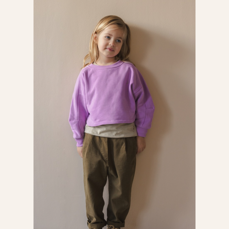 Phil&Phae Phil&Phae Chunky semi-cropped sweater - Bright lilac