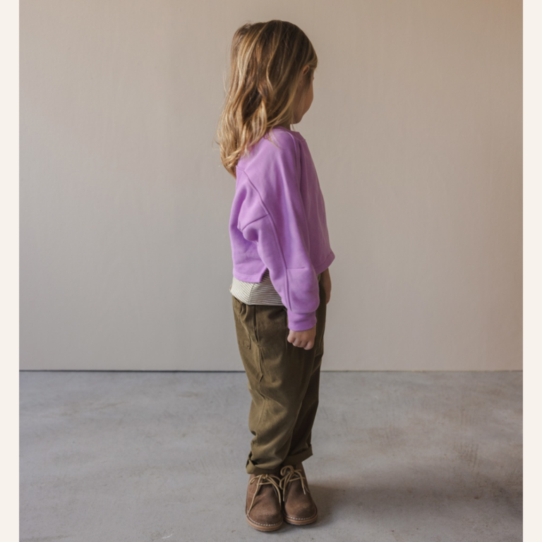 Phil&Phae Phil&Phae Chunky semi-cropped sweater - Bright lilac