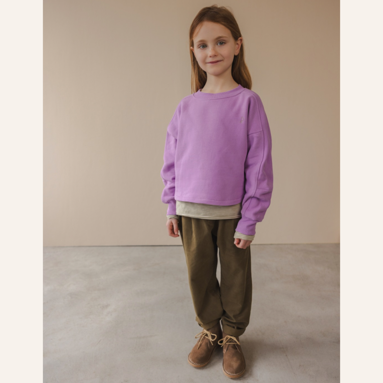 Phil&Phae Phil&Phae Chunky semi-cropped sweater - Bright lilac