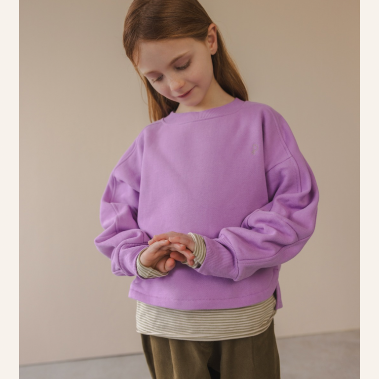 Phil&Phae Phil&Phae Chunky semi-cropped sweater - Bright lilac
