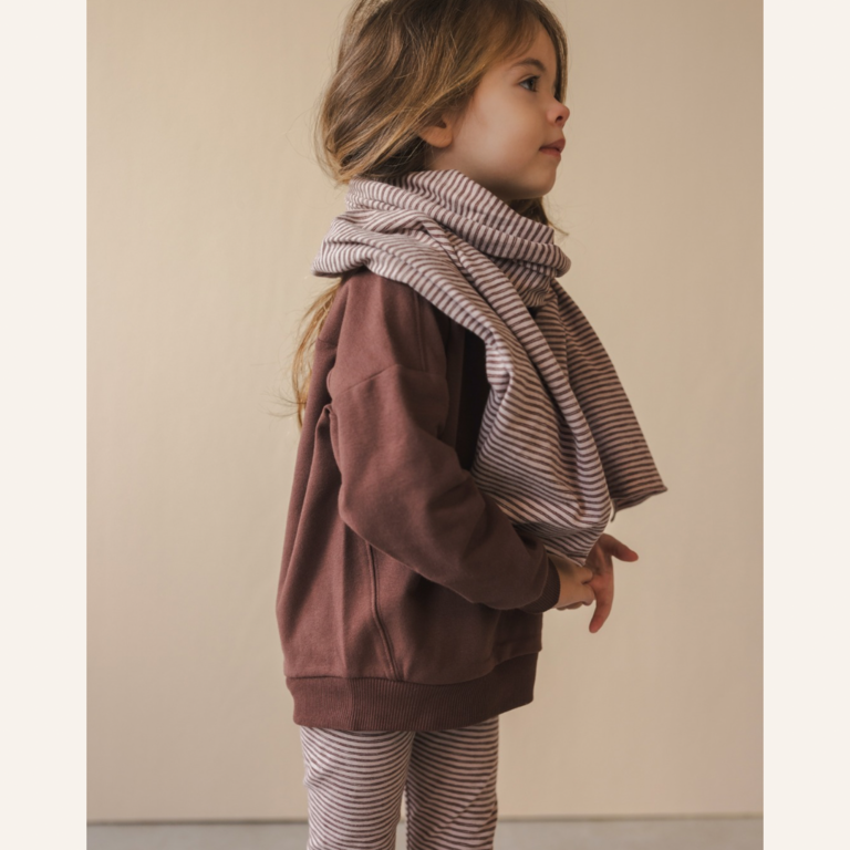 Phil&Phae Phil&Phae Leggings stripes - Chocolate