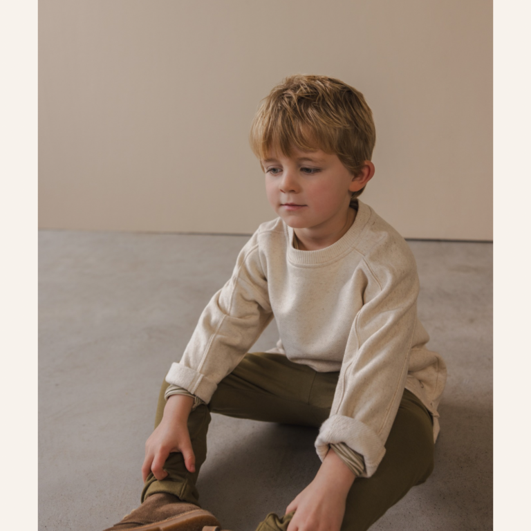 Phil&Phae Phil&Phae Loose sweater LS linen blend - Naturel