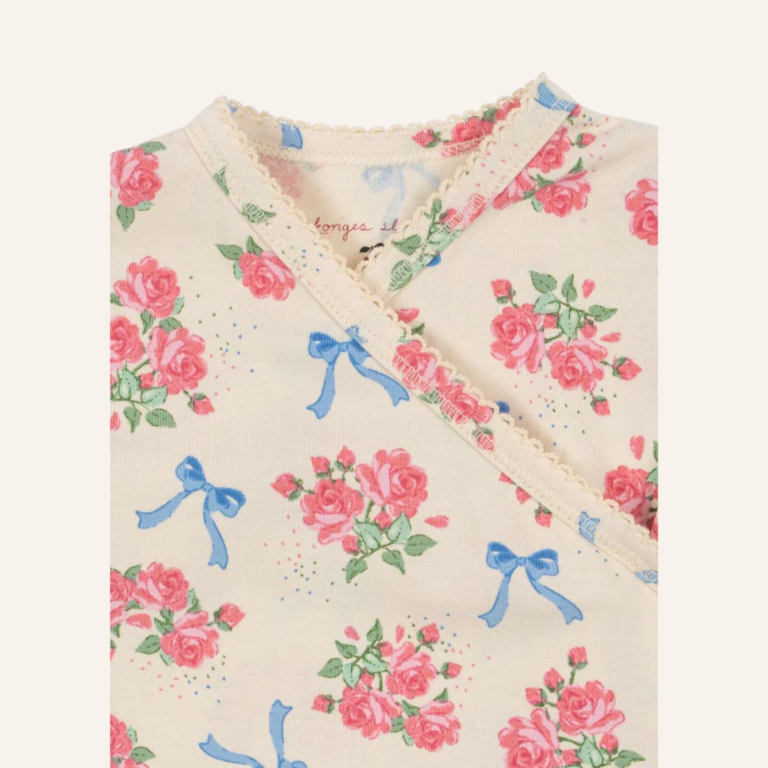 Konges Sløjd Basic newborn onesie gots - Bella rosita