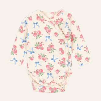 Konges Sløjd Basic LS newborn body gots - Bella rosita