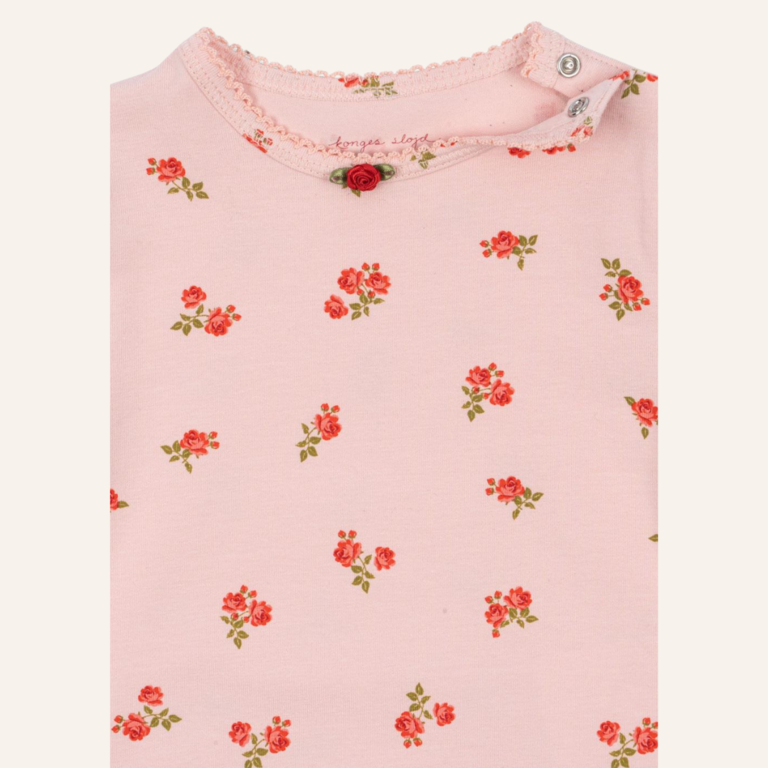 Konges Sløjd Basic LS newborn body gots - Rosa pink
