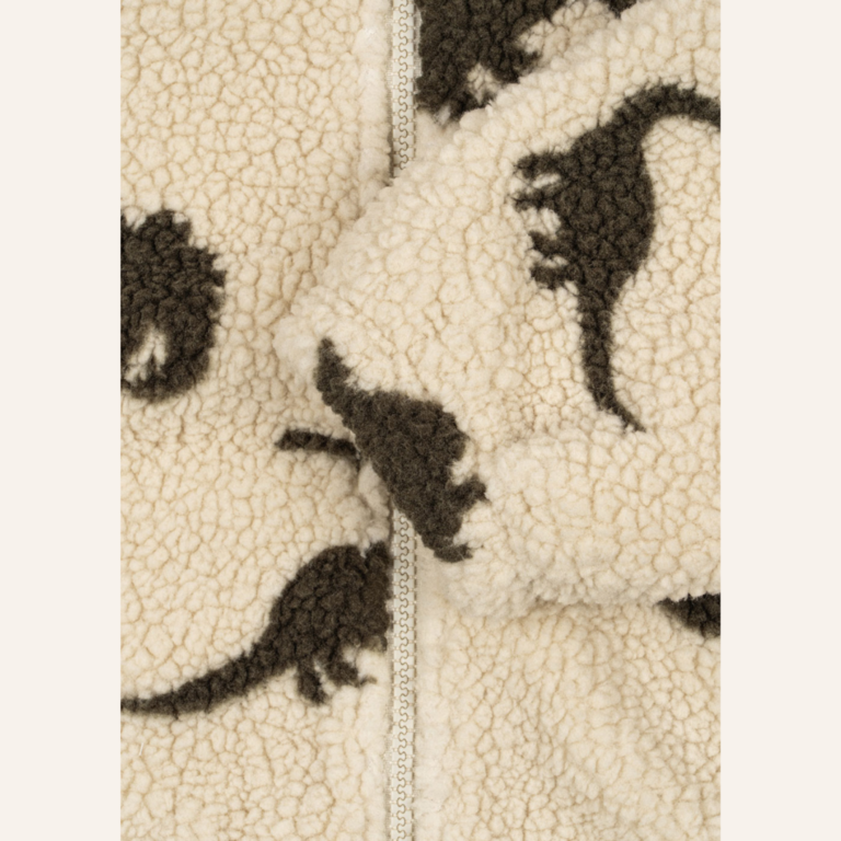 Konges Sløjd Konges Sløjd Jody teddy hoodie - Dino silhouette
