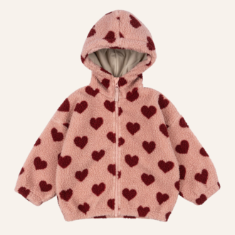 Konges Sløjd Konges Sløjd Jody teddy hoodie - Coeur Mellow
