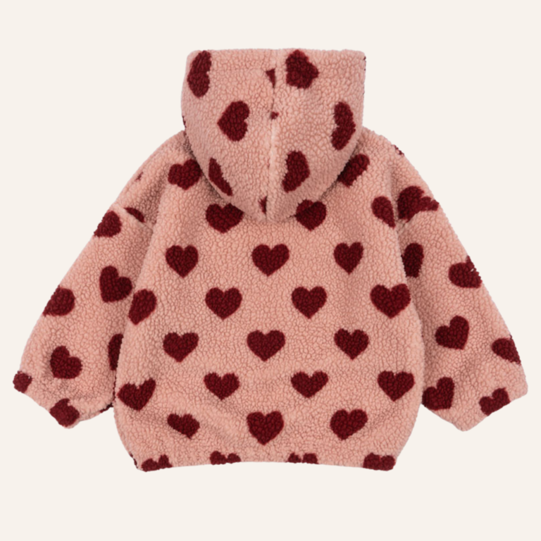 Konges Sløjd Konges Sløjd Jody teddy hoodie - Coeur Mellow