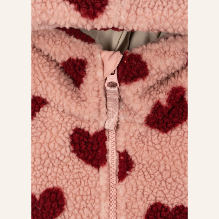 Konges Sløjd Konges Sløjd Jody teddy hoodie - Coeur Mellow