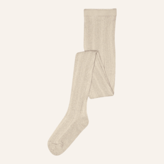 MP Denmark MP Denmark Celosia glitter tights - Ecru