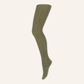 MP Denmark MP Denmark Cotton rib tights - Olivine
