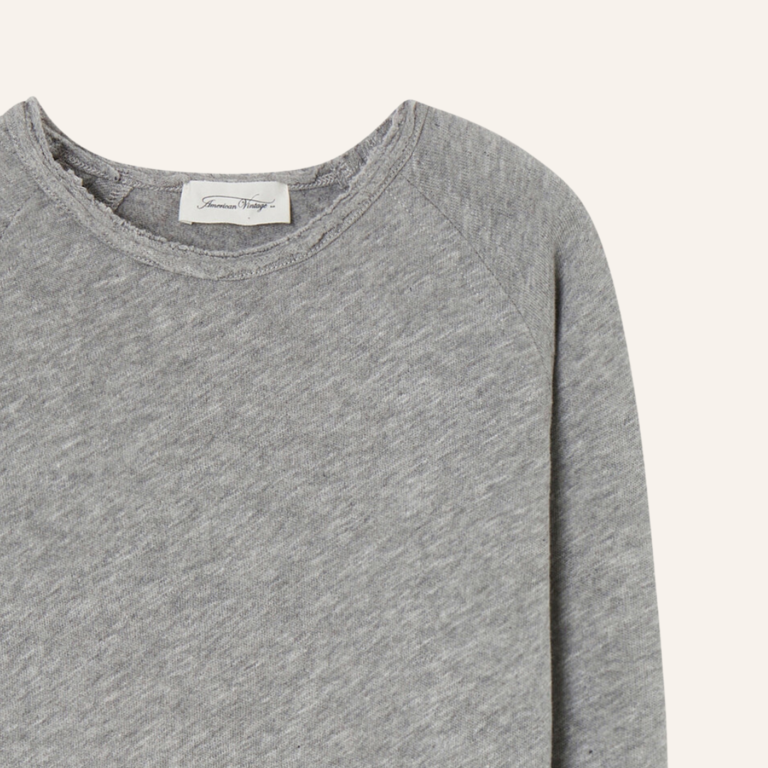 American Vintage American Vintage Kid Sonoma Longsleeve - Gris Chine
