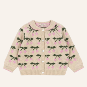 Konges Sløjd Konges Sløjd Belou Knit Cardigan - Cherry