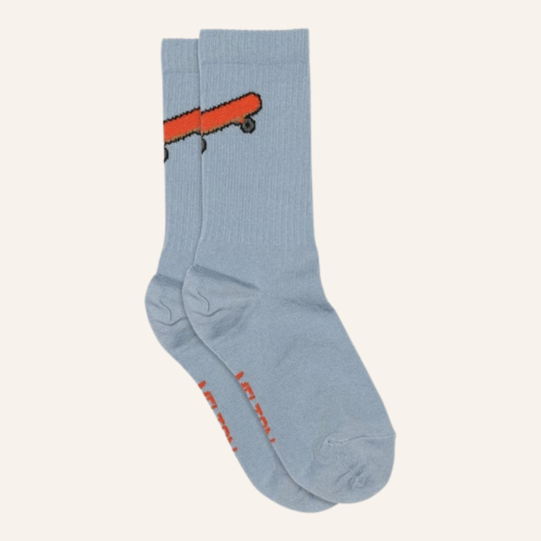 Melton Melton Skate socks - Faded denim