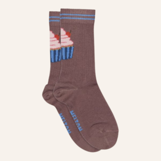 Melton Melton Cupcake socks - Grape shake Melton Melton Cupcake socks - Grape shake