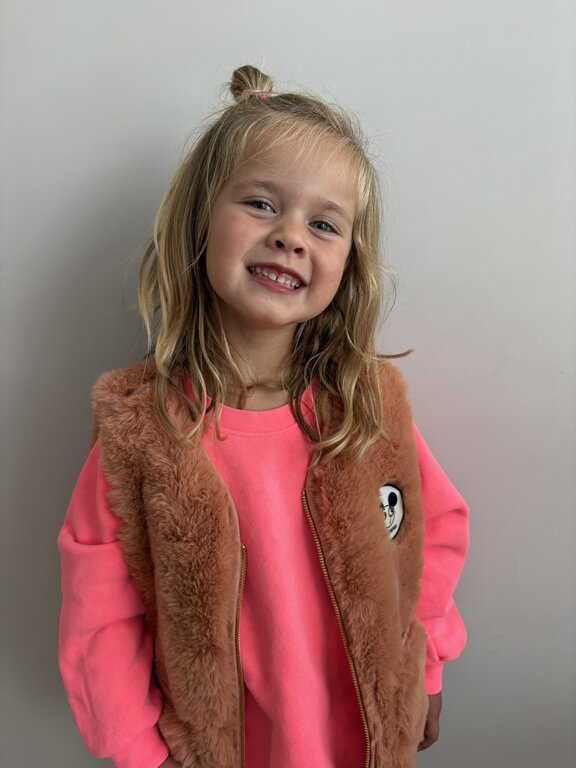 American Vintage American Vintage kid sweatshirt Izubird - Hortensia fluo