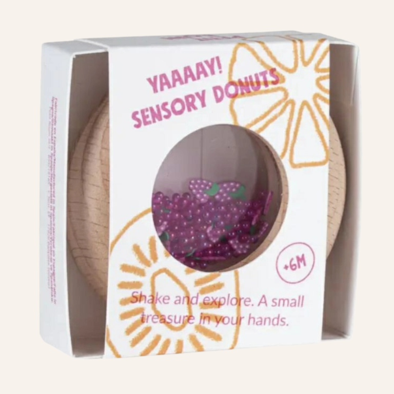 Petit Boum rammelaar/bijtring - grapes