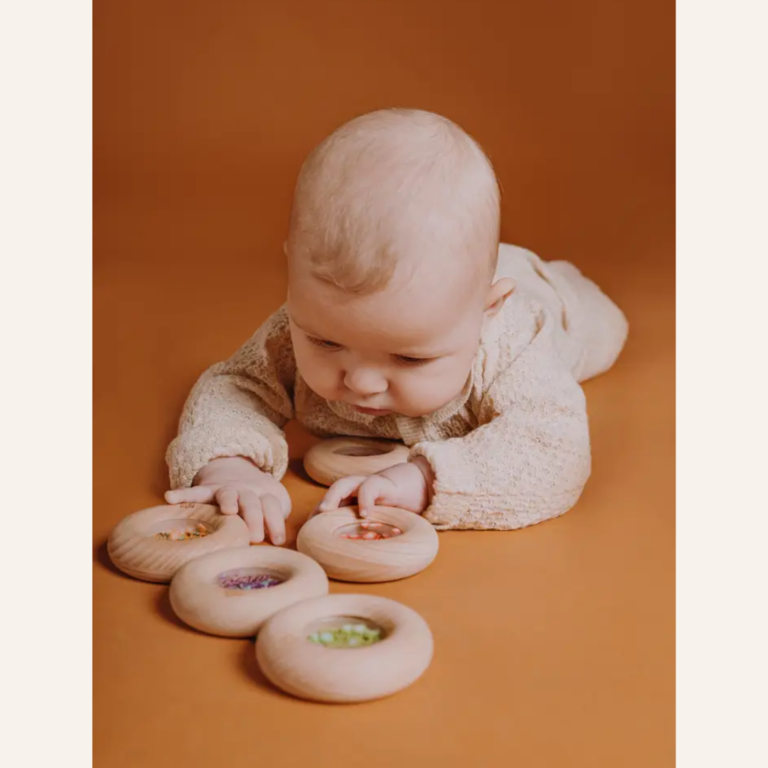 Petit Boum rammelaar/bijtring - grapes