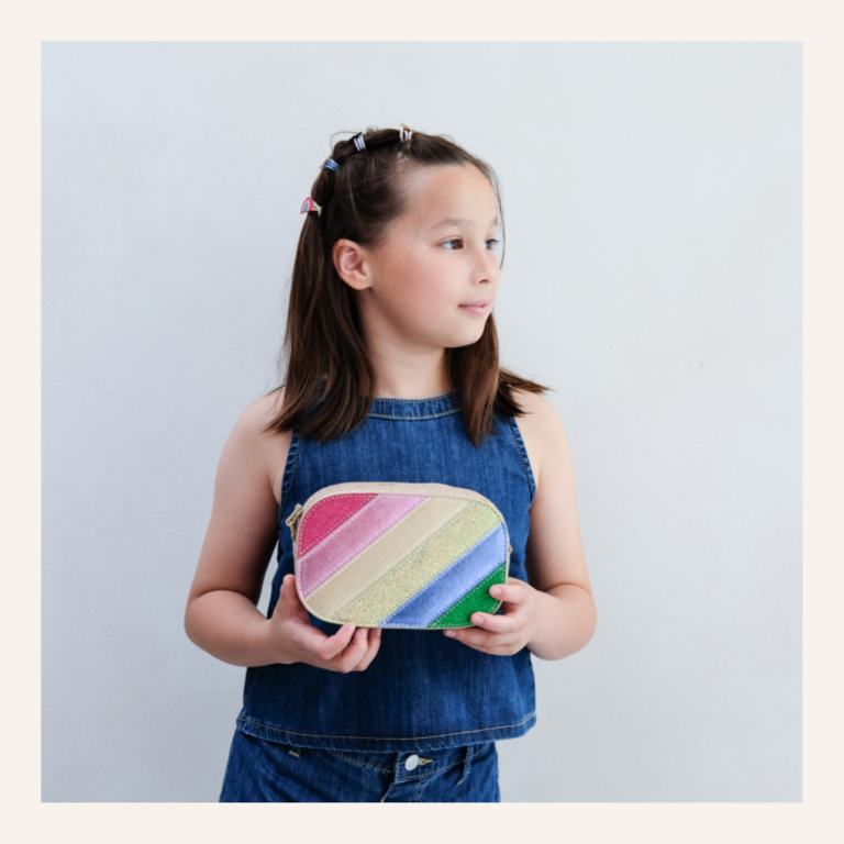 Mimi & Lula Mimi and Lula - Rainbow stripe bag