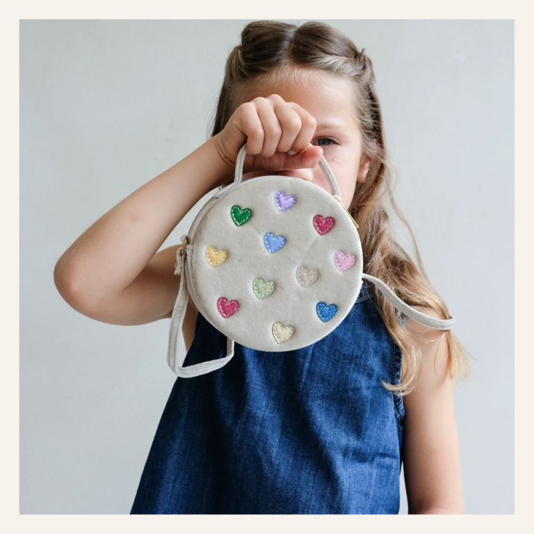 Mimi & Lula Mimi and Lula - Velvet heart bag