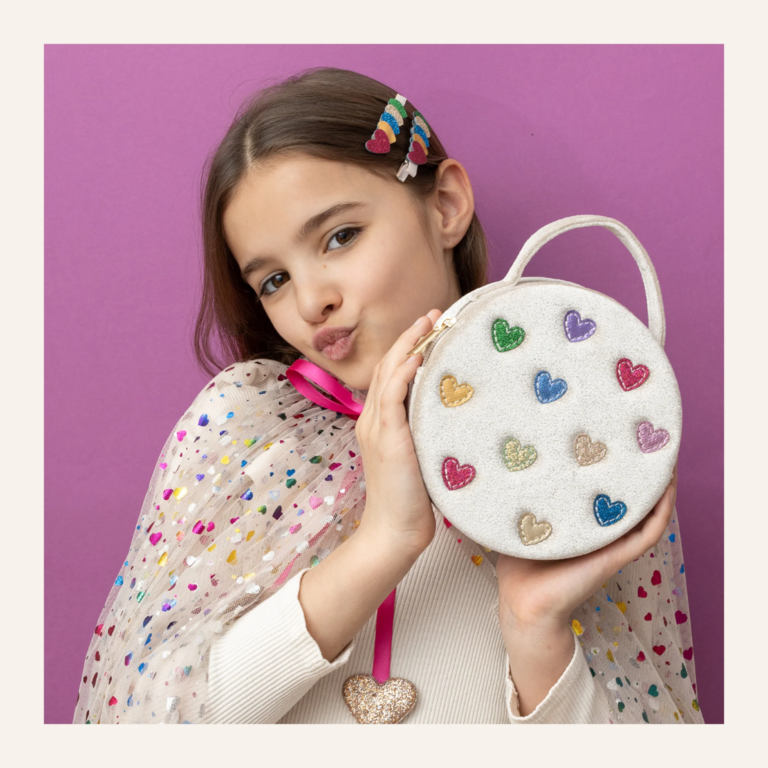 Mimi & Lula Mimi and Lula - Velvet heart bag