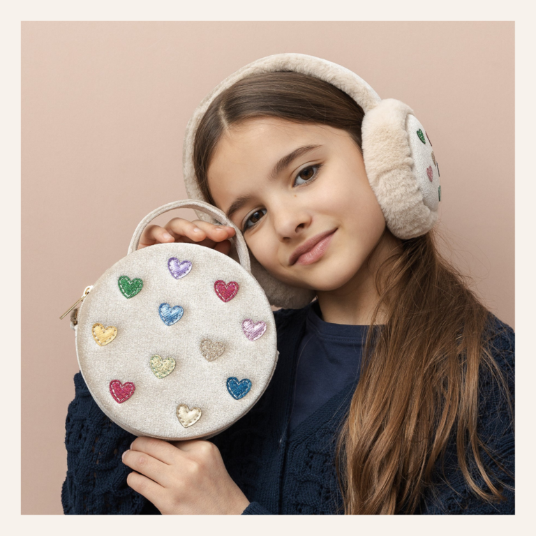 Mimi & Lula Mimi and Lula - Velvet heart bag