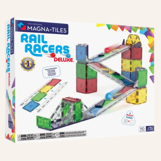 Magna-tiles Magnatiles Rail racers deluxe - 90 stuks