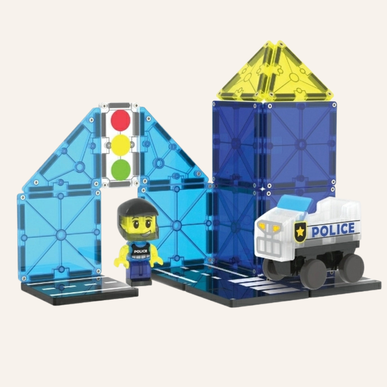 Magna-tiles Magnatiles police patrol - 20 stuks