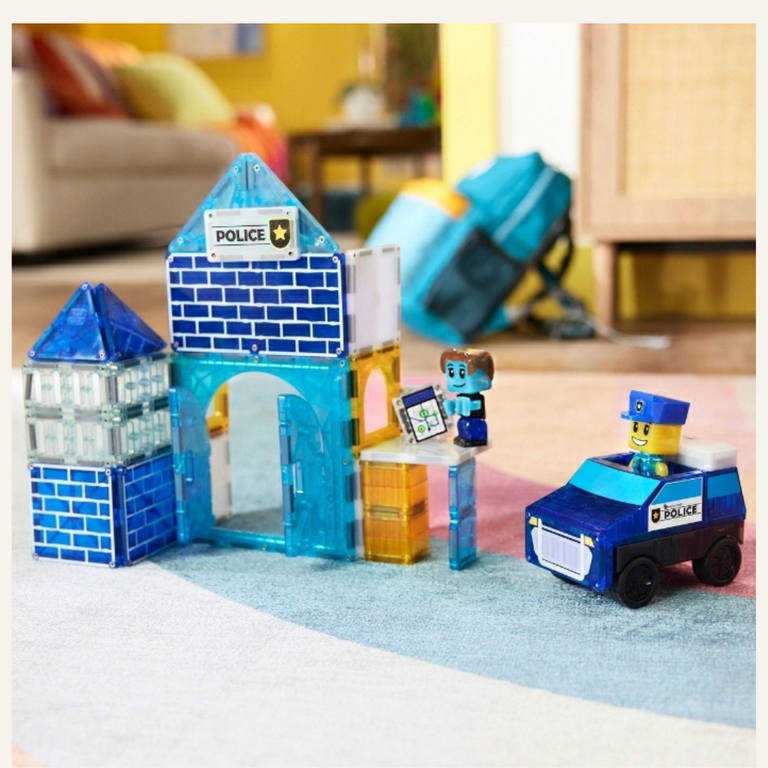 Magna-tiles Magnatiles Police station - 35 stuks