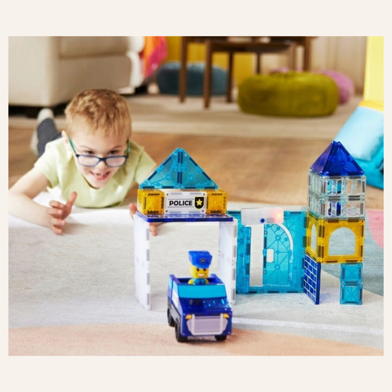 Magna-tiles Magnatiles Police station - 35 stuks