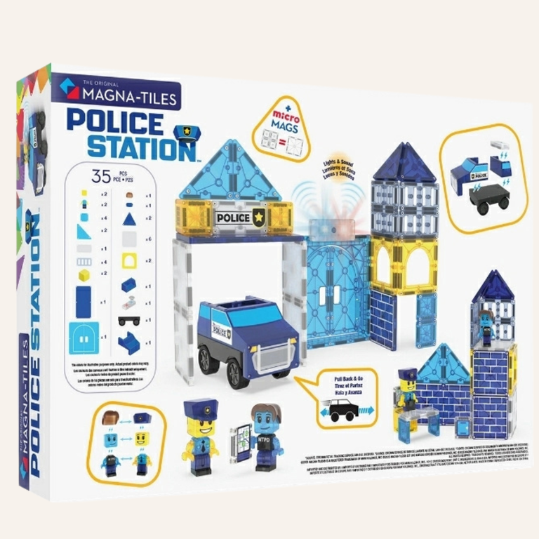 Magna-tiles Magnatiles Police station - 35 stuks