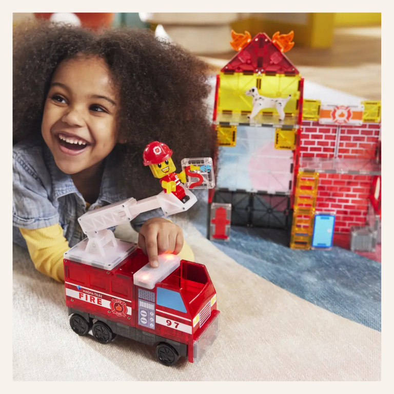 Magna-tiles Magnatiles fire station - 50 stuks