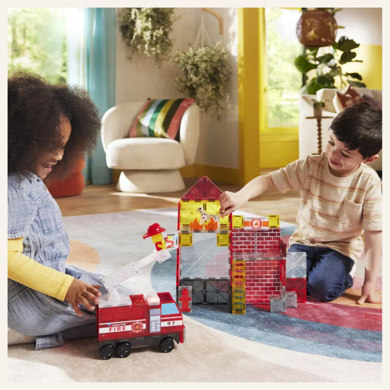 Magna-tiles Magnatiles fire station - 50 stuks